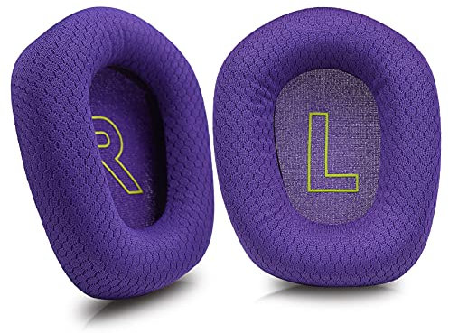 MOLGRIA Ear Pads Cushion, Replacement Fabric Earpads for Logitech G733 Wireless Gaming Headset (Purple)