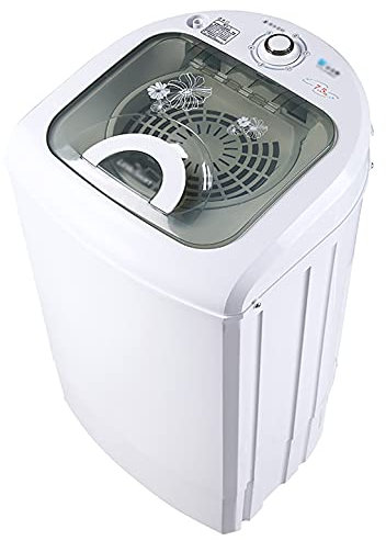 Portable 2-in-1 Washing Machine & Spin Dryer - Automatic Camping Washer, 7.5KG Top Loading, Timing Function, Energy/Water-saving, Easy Operation
