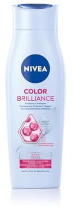 NIVEA Color Brilliance Shampoo, Keratin Shampoo mit Acai Beeren-Extrakt für coloriertes Haar, Haarshampoo für längeren Farbschutz und natürlichen Glanz (250 ml)