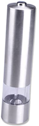 Juego De Molinillo De Pimienta Automático Eléctrico De Acero Inoxidable Para Sal Y Pimienta Fácil De Usar Y Duradero