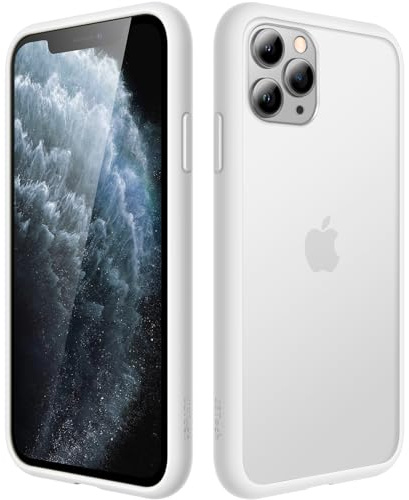 JETech Matte Hülle für iPhone 11 Pro, Grau | Robuster Schutz, Matte Rückseite, Anti-Fingerabdruck, Stoßfestes Design