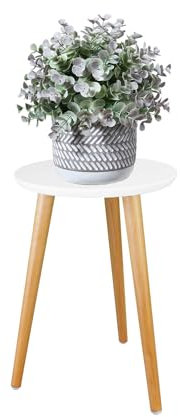 Hniuyun Indoor Plant Stand - Wooden Table for Flower Pots, Modern Home Decor, 42 x 28cm
