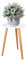 Hniuyun Indoor Plant Stand - Wooden Table for Flower Pots, Modern Home Decor, 42 x 28cm