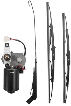 Wiper Motor 1 Set For Kubota For RTV For John For Deere For Gato For Kymco For UXV DC12V 30W Universal UTV Electric Windshield Wiper Motor Kit Wiper Assembly Windscreen Window Wiper Motor