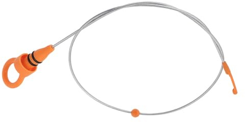 ECSiNG 1 pezzo Astina per il livello dell'olio compatibile con Audi A2 (8Z) 1.4 TDI OE 8Z0115611E Lunghezza 82 cm Misuratore per astina arancione Accessorio per auto