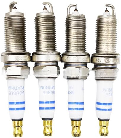 HAFRILY 4X Zündkerzen, für Mercedes-Benz W203 W211 W220 W463 CL203 S203 S211 C209 A209 C215 C219 R129 R230 R171 R199 2000-Heute, OE 0242240619 A0041591303 Zündkerze
