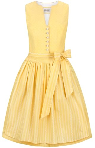 Hemvägg Dirndl Fina, GUL, 48