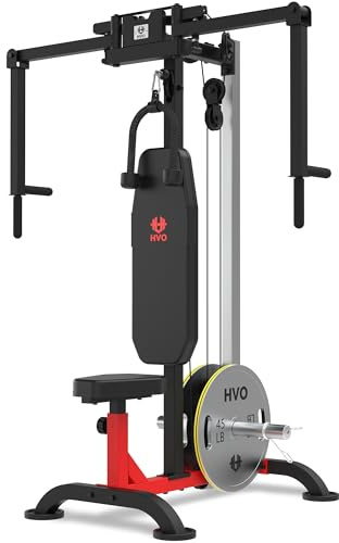 HVO Chest Fly Maschine 3 in 1 Brusttrainer Verstellbare Arme | Trainiert Brust und Rücken mit Fly und Reverse Fly Funktionen sowie individuell einstellbaren Armen für Zuhause
