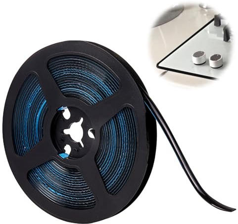 6M Kitchen Sealant Black,8MM Black Sealant Tape,Kitchen Sink Sealant Stri For Ceiling Stove Sink Wall Corner Baseboard Floor Kitchen Bathroom Decor