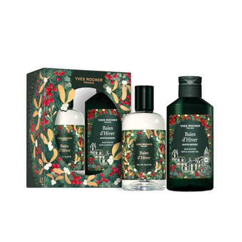 Yves Rocher Set regalo da donna, eau de toilette e gel doccia, 2 pezzi