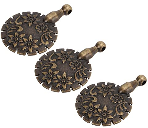 RiToEasysports Colgante cortador de hilo de metal de alta calidad, diseño exquisito para coser tejer, 3 piezas de cortadores de hilo para sastres, entusiastas de las manualidades