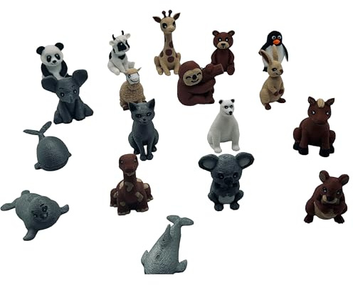 Kühlschrankmagnete Tiere – Realistische Magnete aus 3D-Druck PLA – Mehrfarbig & detailliert – Geschenk Tierliebhaber – Deko Magnet Tiermotiv – Handmade Magnetfigur Küche Büro