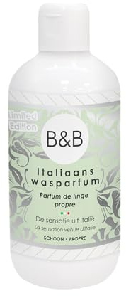 B&B Laundry Perfume Limited Edition Clean – Long Lasting Fabric Fragrance & Scent Booster for Washing, Fresh Clean Floral Soap Scent, 250ml (Up to 25 Washes)