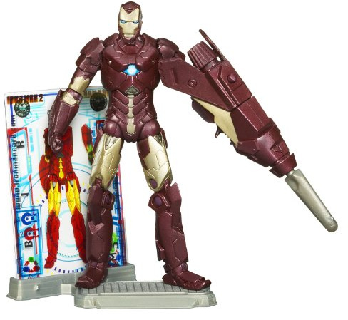 Iron Man 2 Movie Concept Series 4 Inch Action Figur Iron Man Hypervelocity Armor
