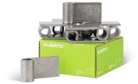 GAH-Alberts 852405 Penture à souder | acier | Ø 16 mm | kit de 10