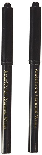 Americolor 2-Count Gourmet Writer Food Decorating Pens, Black
