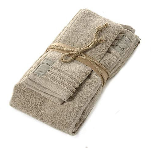 Fazzini Coccola hôte et Serviette, 100% Coton, Corde, 110 x 60 x 0,5 cm, 2 unités