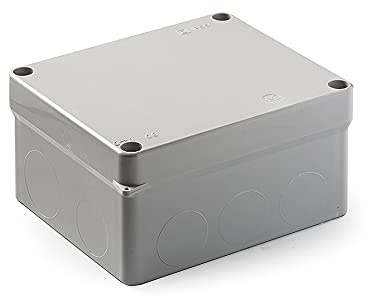 Famatel Boîtier Étanche 160 x 135 x 83 mm, IP55, Gris, Thermoplastique