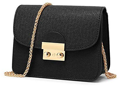 VINBAGGE Damen Umhängetasche Kleine Schultertasche Kette Tasche Clutch Mini Vintage Crossbody Bag für Hochzeit Party Disko