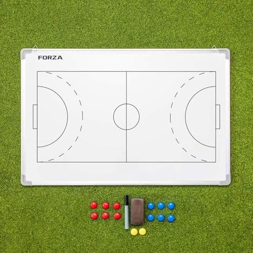 FORZA Pizarras de Tácticas para Entrenadores de Deportes – Incluye Marcadores Lavables (Variedad de Deportes) (90cm x 60cm Pizarra de Tácticas, Balonmano)