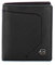 PIQUADRO Akron Porta carte di credito in pelle ad uno scomparto e schermatura RFID