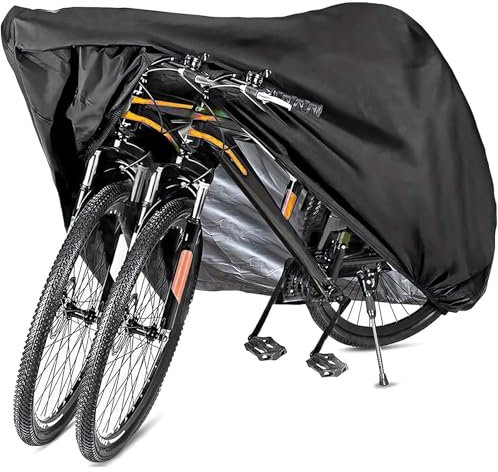 Universal Bicycle Bike Motorbike Scooter Cover Waterproof UV Weather Resistant Outdoor Indoor Practical Protective Snow Sun Nylon Polyester Grey