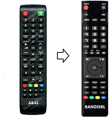 SU4954 Telecomando compatibile per TV AKAI solo per modelli in descrizione