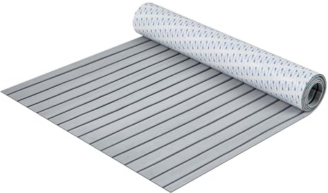 VEVOR Boat Flooring, EVA Foam Boat Decking 94.5 x 35.4, Non-Slip Self-Adhesive Flooring, 23.2 sq.ft Marine Carpet for Boats, Yacht, Pontoon, Kayak Decking