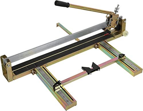 Manuelle Fliesenschneidemaschine, Fliesenschneider mit 1000 mm Schnittlänge, verstellbare Fliesenschneidemaschine mit Laserführung für präziseren Fliesenschnitt
