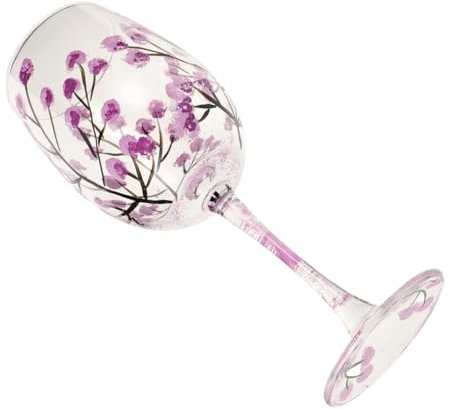 Copa de vino pintada a mano, copas de vino novedosas, bolsa de vino for cumpleaños, copas de vino tropicales, copas de vino divertidas, copas de vino irrompibles, cócteles LSA, copas de vino tinto, co