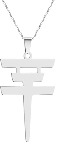 VOANZO Collana Con Ciondolo, Collane Geometriche, Ciondolo Minimalista, Gioielli Di Moda, Collana Dell'hotel Di Tokyo Per La Festa Di Halloween, Regalo Di Gioielli in Argento