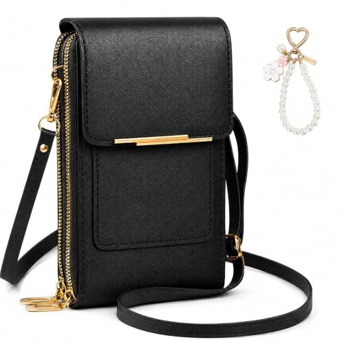 Zosutetoxo Anti-Theft Phone Bag Crossbody Bag, Touchscreen Phone Bag for Women