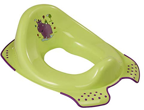 keeeper Hippo Kinder-Toilettensitz, Ab ca. 18 Monate bis ca. 4 Jahre, Anti-Rutsch-Funktion, Ewa, Grün