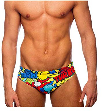 TurboTronic Pop Turbo Unisex Swimsuit, Multicolored, M