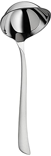 WMF Virginia Suppenkelle 23,5 cm, Saucenlöffel, Schöpflöffel, Schöpfkelle Cromargan protect Edelstahl teilmattiert, kratzbeständig, spülmaschinenfest