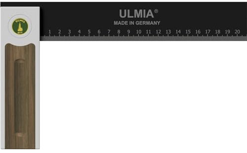 ULMIA Präzisions Tischlerwinkel Alu-Line 250 mm Messgenauigkeit ± 0,02 mm