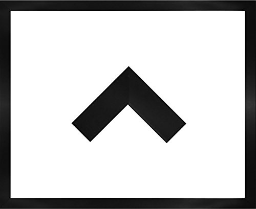 RahmenMax Massivholz-Bilderrahmen Jersey 33 x 100 cm. Fertigung nach Maß Schwarz mit 1mm Acrylglas Antireflex