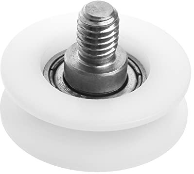 MroMax 3 mm tiefe Metall-V-Nut-Gewindestange, Schienenführung, Kugellager, Riemenscheibe, 6 x 27 x 9 mm, 1 Stück