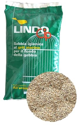 LindoCip Sabbia Igienica Fondo Gabbia 5 kg