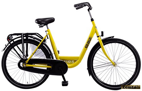 Fahrrad für Firmen, sehr Starkes Hollandrad, konfigurierbar, Hier das Basismodel in gelb, 26 oder 28 Zoll