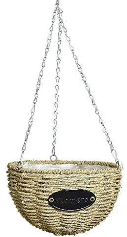 Cesta Colgante Colgar de la Pared Tiesto decoración de la Pared Cesta Colgante Cesta de la Flor Colgante de Pared de Tiesto (Size : Diameter: 25cm)