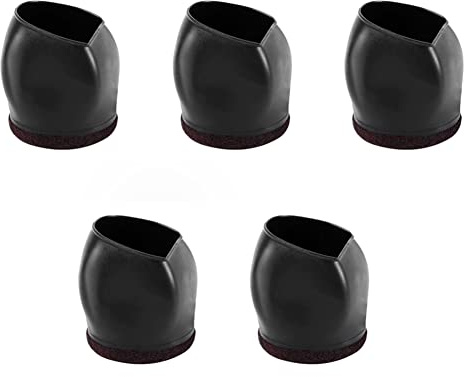 HiCOZZIE Rubber Bed Chair Wheel Stopper Furniture Legs Caster Cups Chair Feet Floor Protectors Felt Pads