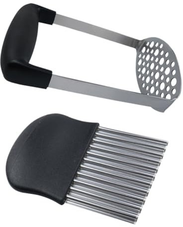 Cabilock 2 Stück 1 Set Kartoffelpresse Aus Edelstahl Karottenzerkleinerer Kartoffelreibe Und Süßkartoffelwolf Karottenschneider Knoblauchwolf Küchenhelfer