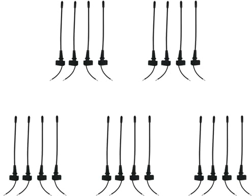 Citywalk 20 StüCk Mikrofon Antenne Geeignet für EW100G2/100G3 Funk Mikrofon Bodypack Reparatur Mikrofon Teil Ersetzen