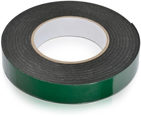 RSYHVG Double Sided Foam Mounting Tape, Waterproof Heavy Duty Adhesive Sponge Tape, PU Acrylic Glue Weather Resistant Tape for Automotive Car Trim Number Plate Craft General Mounting
