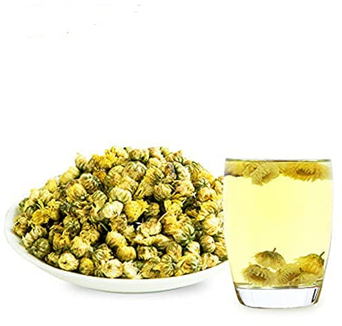Original chinesischer Bio-Goldfötale Chrysantheme – mit Kräutern angereicherter Tee Grünes Bio-Lebensmittel intensiver Geschmack mild einfach aufzubewahren zu tragen und aufzubrühen (50g)