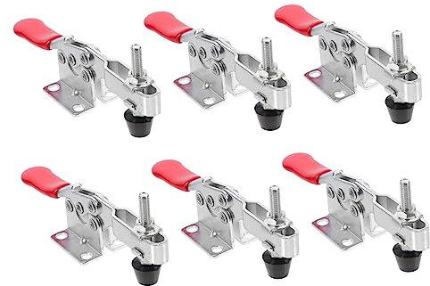 Housoutil 10 Pezzi Morsetto Di Posizionamento Morsetto A Ginocchiera Orizzontale A Ginocchiera Regolabile A a Verticale A a A Spinta