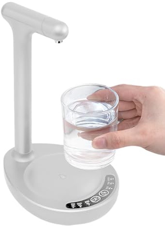 Desktop Water Dispenser - Water Jug Dispenser - 5 Gallon Electric Pump Low-Noise for Hotel School Fitness Center Home Apartment Outdoor Dorm Camping Picnic