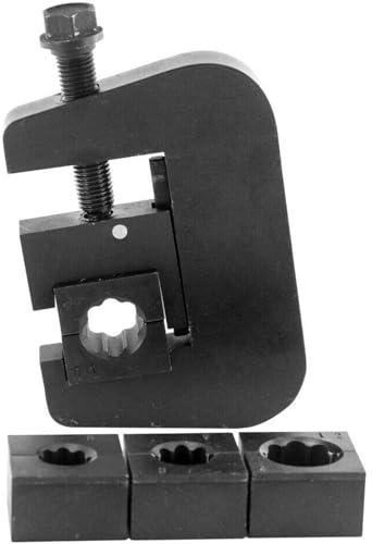 Yidubid Kit Crimpatrice Idraulica per Tubi Flessibili AC, Manuale Raccordi per Tubi Flessibili AC Crimpatrice Crimpatura Automotive Aria Condizionata Kit di Riparazione con Matrici, 7843B