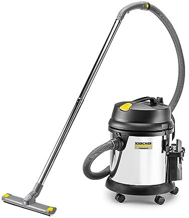 Kärcher Nass-/Trockensauger NT 27/1 Me Advanced, Leistung: max. 1380 W, Edelstahlbehälter: 27 l, Saugschlauch 2.5 m, inkl. Patronenfilter, Papierfiltertüte, Boden- und Fugendüse, Schutzklasse II